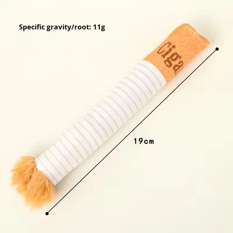 Talking Dog Club No Smoke Cigarette with Cover Plush Toy for Dogs - Image 5