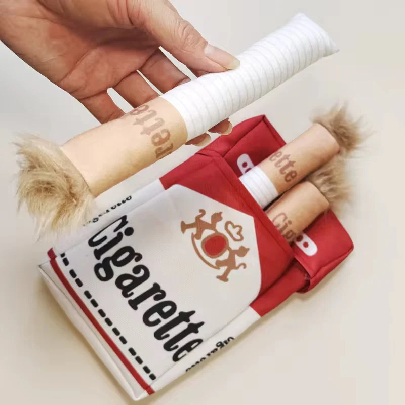 Talking Dog Club No Smoke Cigarette with Cover Plush Toy for Dogs - Image 6