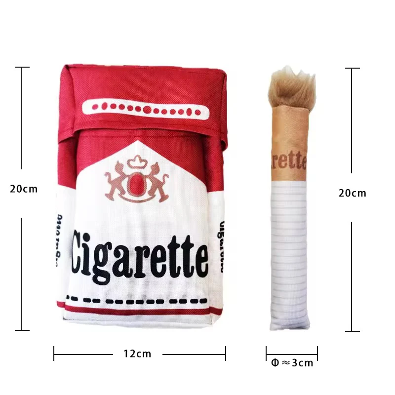 Talking Dog Club No Smoke Cigarette with Cover Plush Toy for Dogs - Image 7