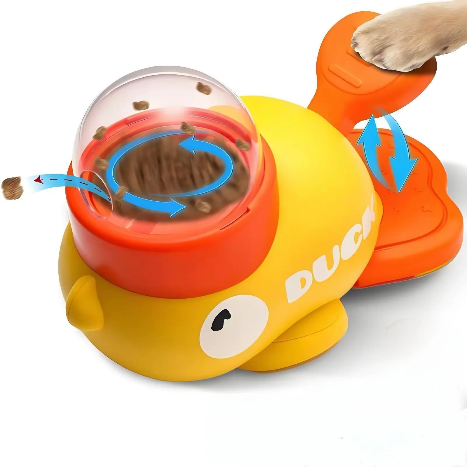 Talking Dog Club Oh Duck 3 Portion Cups Included Treat Dispenser for Dogs and Cats - Image 3