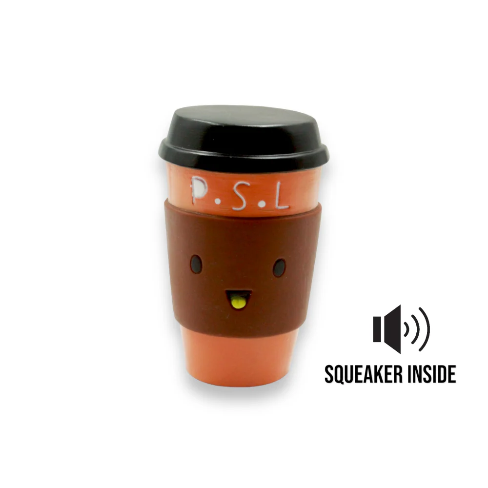 Talking Dog Club On The Go Coffee Cup Toy for Dogs (Brown) - Image 4
