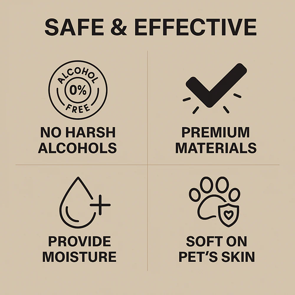 Talking Dog Club Pet Grooming Unscented Wipes for Dogs and Cats - Image 4