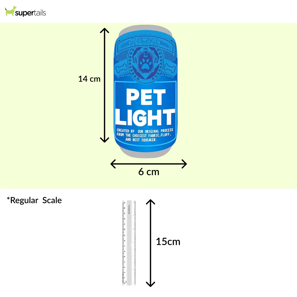 Talking Dog Club Pet Light Pup Can Plush Toy for Dogs (Blue) - Image 2