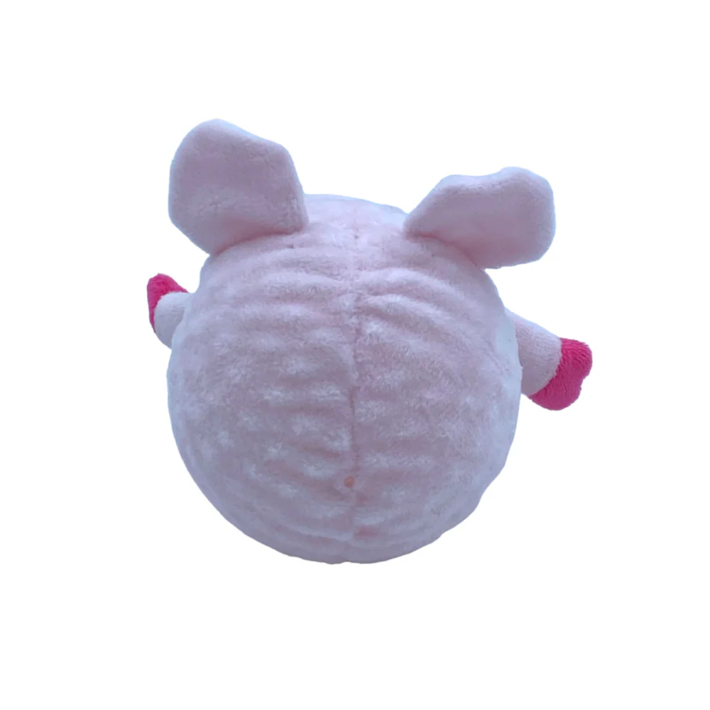 Talking Dog Club Pig Happy Bouncer Plush Ball Toy for Dogs (Pink) - Image 5