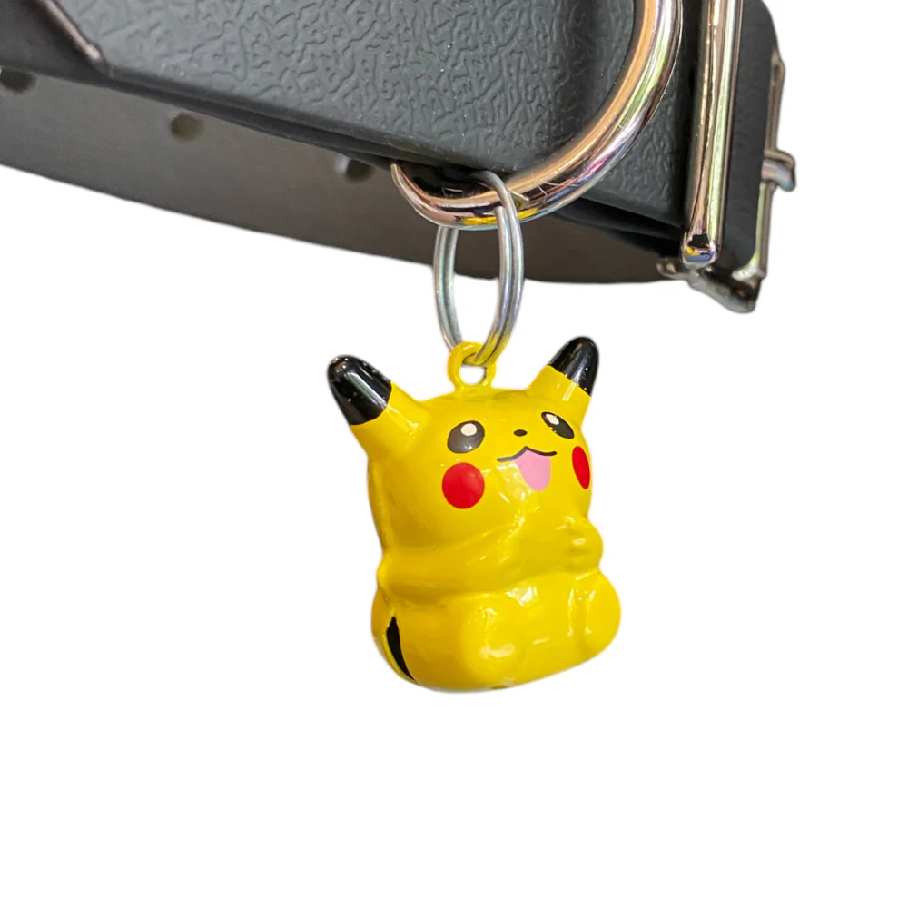 Talking Dog Club Pikachu Mouse Cartoon Collar Bell For Cats & Dogs (Yellow) - Image 3