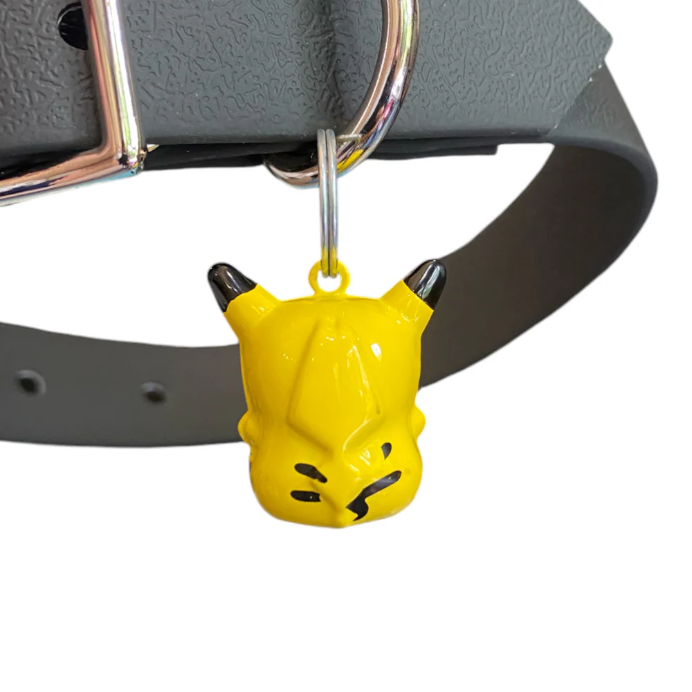 Talking Dog Club Pikachu Mouse Cartoon Collar Bell For Cats & Dogs (Yellow) - Image 4