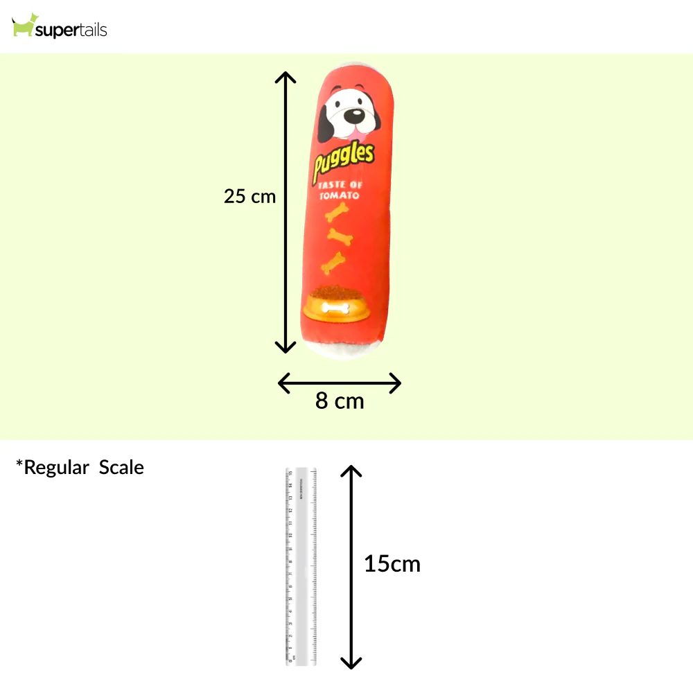 Talking Dog Club Puggles Plush Toy for Dogs (Red) - Image 2