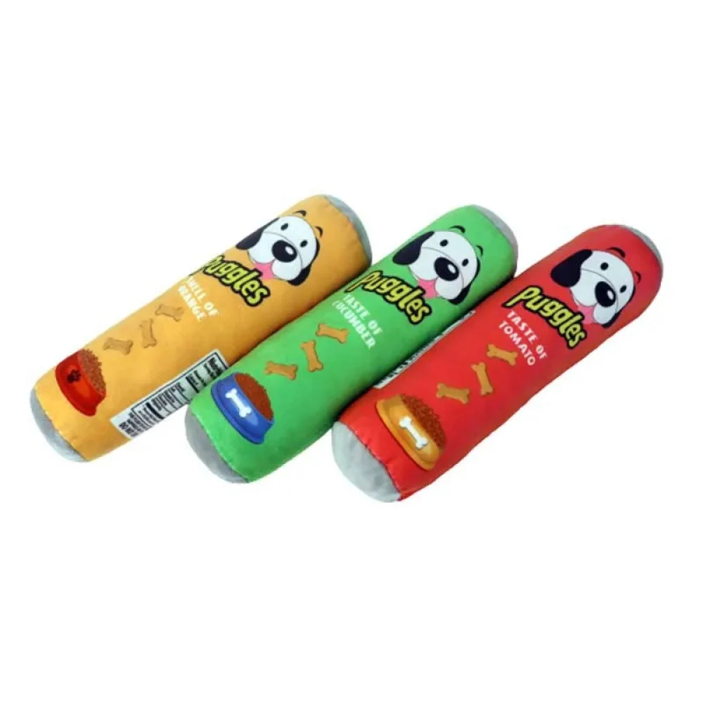 Talking Dog Club Puggles Plush Toy for Dogs (Yellow) - Image 7