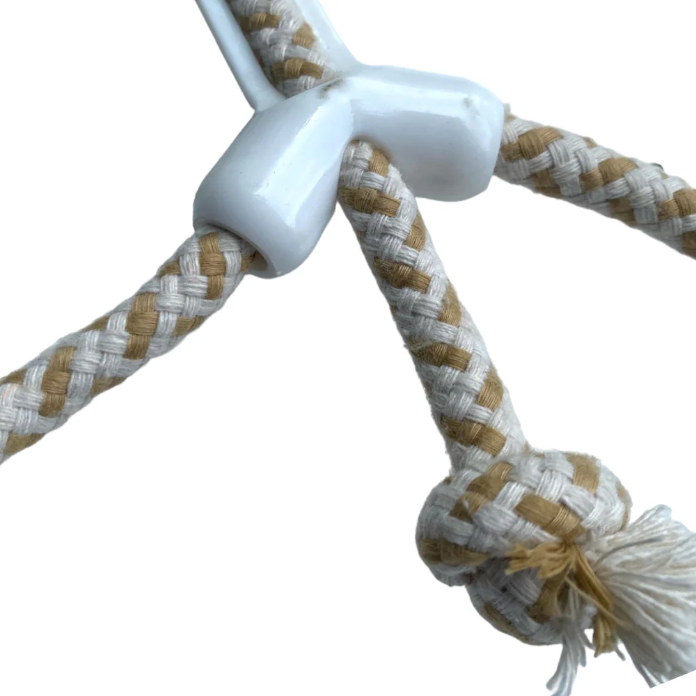 Talking Dog Club Puppy Tug Toy for Dogs (White) - Image 5