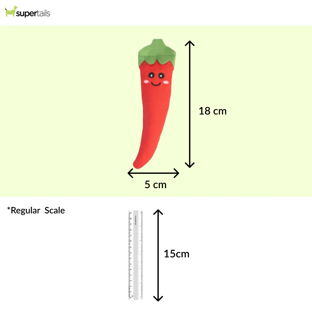 Talking Dog Club Red Chilli with 100% Catnip Toy for Cats (Red) - Image 2