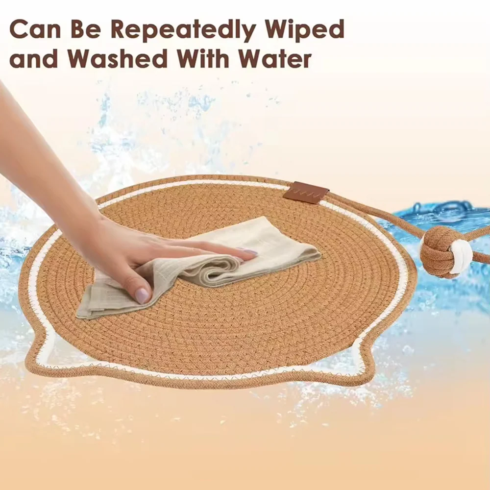 Talking Dog Club Rope Scratcher Mat for Cats - Image 4