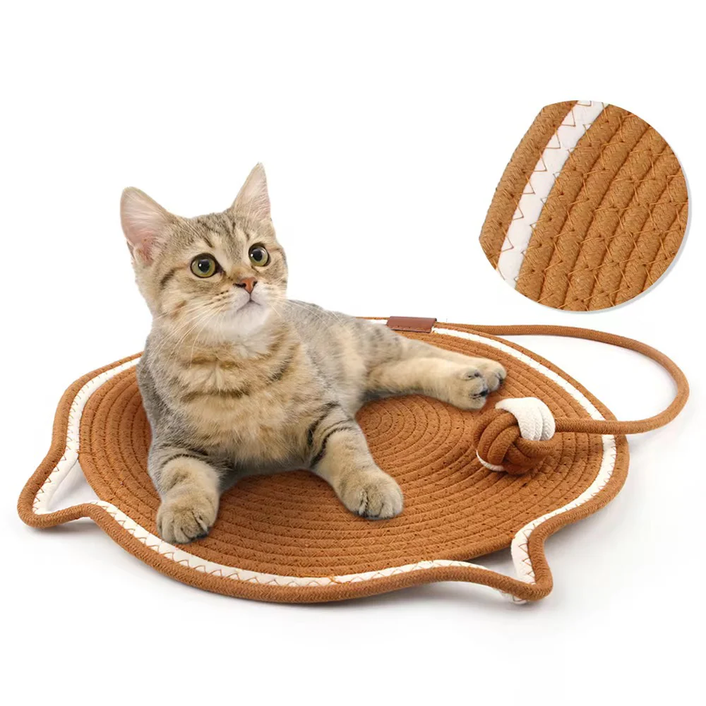 Talking Dog Club Rope Scratcher Mat for Cats - Image 5