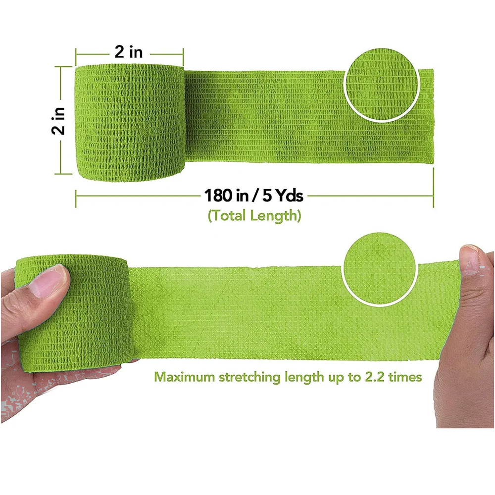 Talking Dog Club Self Adhesive Paws Wraps for Dogs (Neon Green) - Image 5