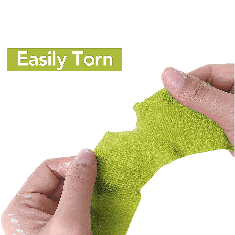 Talking Dog Club Self Adhesive Paws Wraps for Dogs (Neon Green) - Image 7