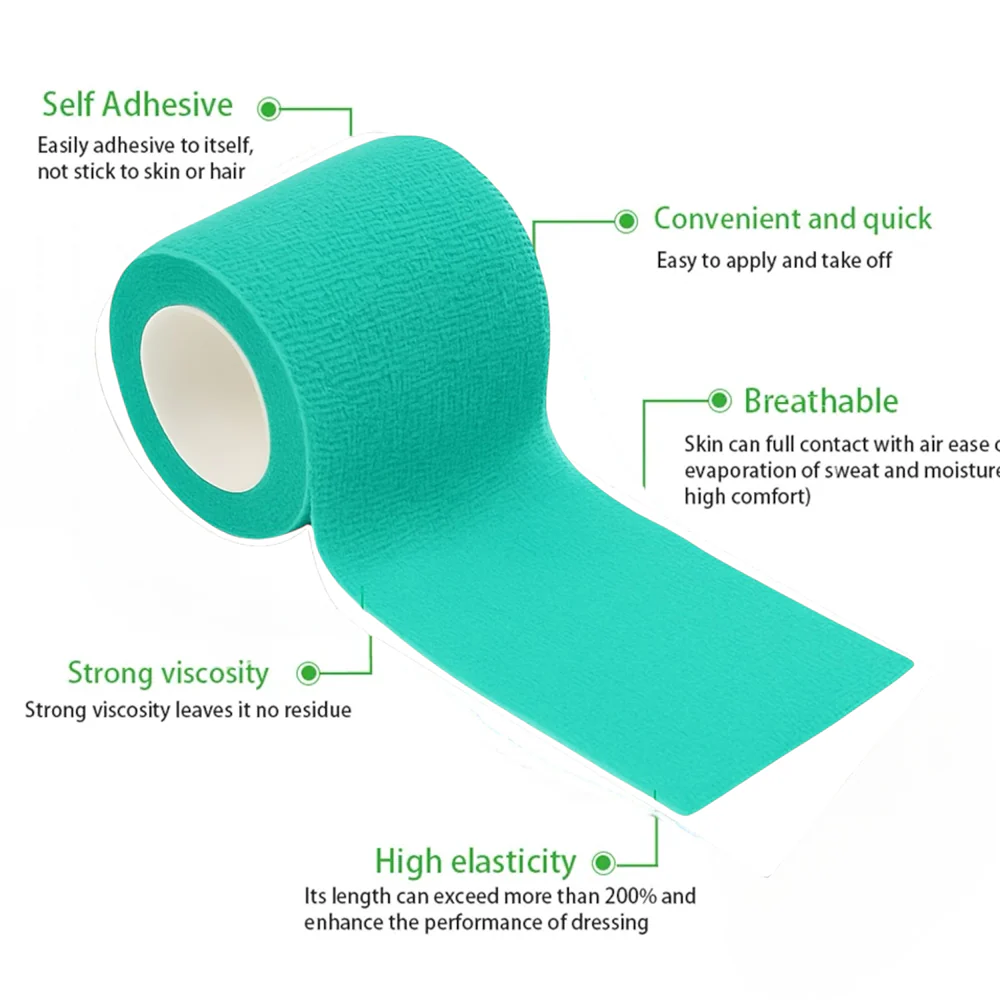 Talking Dog Club Self Adhesive Paws Wraps for Dogs (Aqua Green) - Image 3