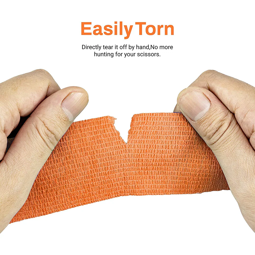 Talking Dog Club Self Adhesive Paws Wraps for Dogs (Orange) - Image 5
