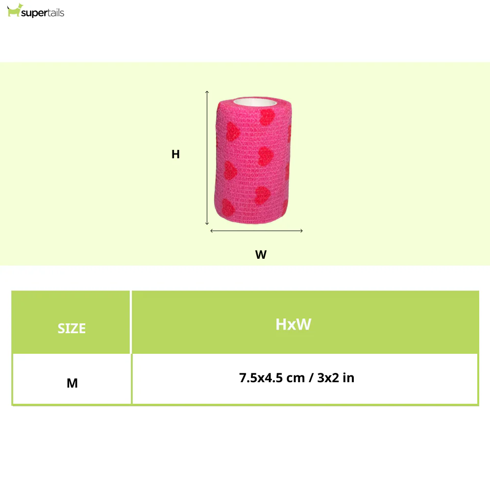 Talking Dog Club Self Adhesive Paws Wraps for Dogs (Pink) - Image 2