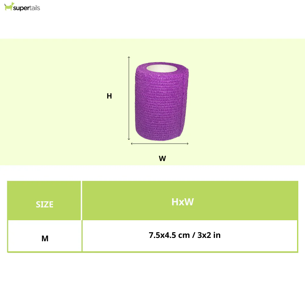 Talking Dog Club Self Adhesive Paws Wraps for Dogs (Purple) - Image 2