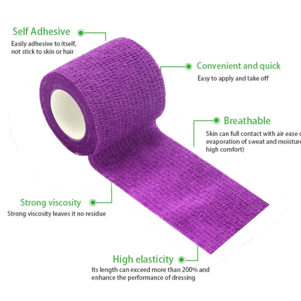 Talking Dog Club Self Adhesive Paws Wraps for Dogs (Purple) - Image 3
