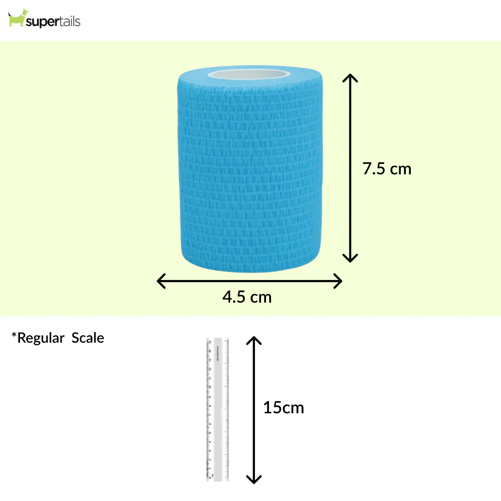 Talking Dog Club Self Adhesive Paws Wraps for Dogs (Sky Blue) - Image 2