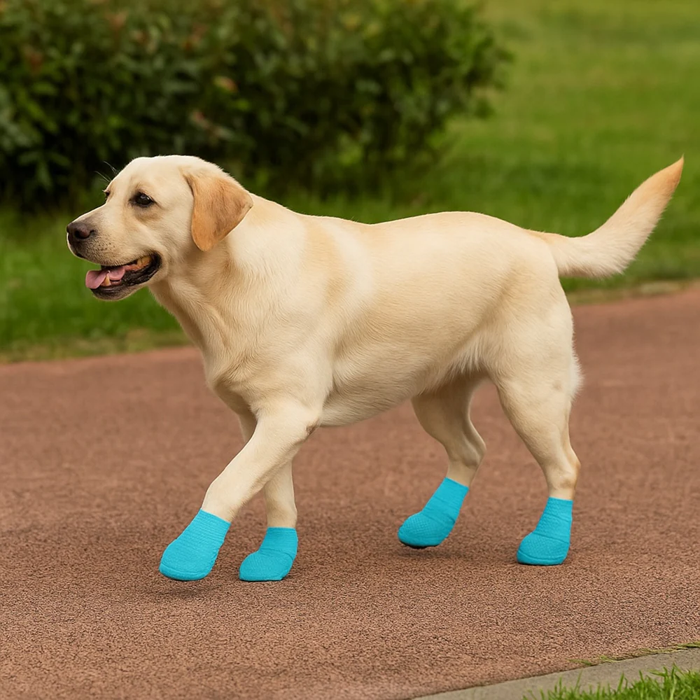 Talking Dog Club Self Adhesive Paws Wraps for Dogs (Sky Blue) - Image 4