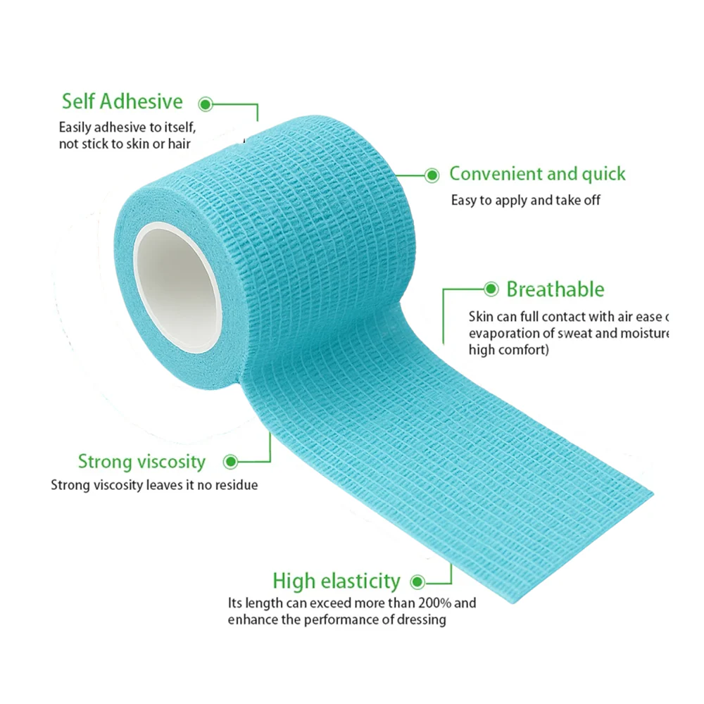 Talking Dog Club Self Adhesive Paws Wraps for Dogs (Sky Blue) - Image 5