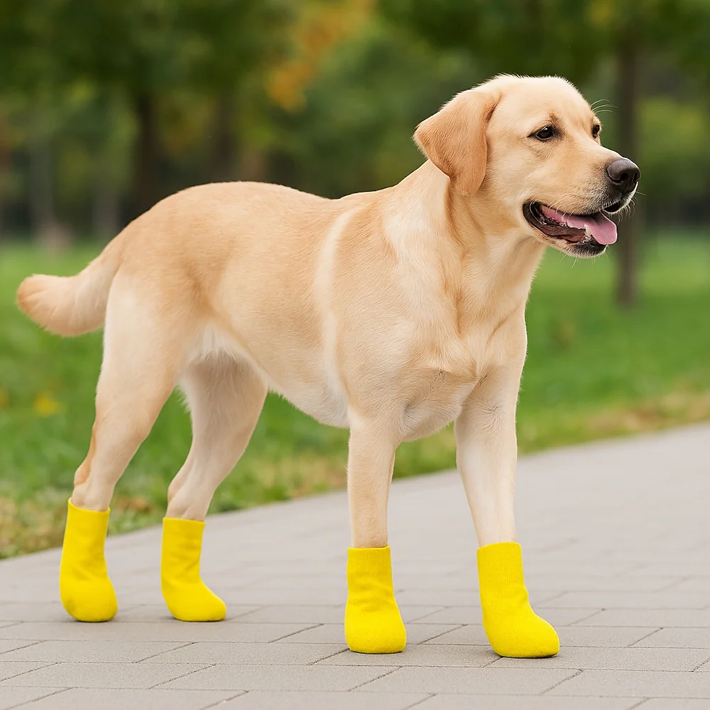 Talking Dog Club Self Adhesive Paws Wraps for Dogs (Yellow) - Image 3
