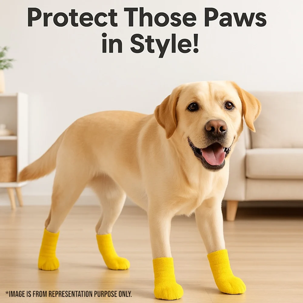 Talking Dog Club Self Adhesive Paws Wraps for Dogs (Yellow) - Image 5