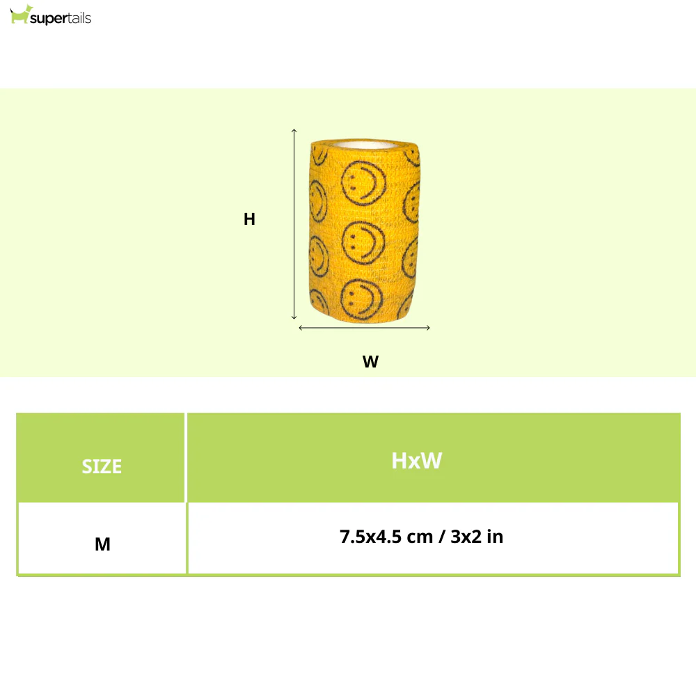 Talking Dog Club Self Adhesive Paws Wraps for Dogs (Yellow) - Image 2