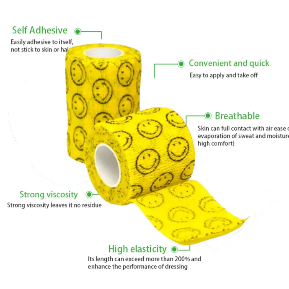 Talking Dog Club Self Adhesive Paws Wraps for Dogs (Yellow) - Image 3
