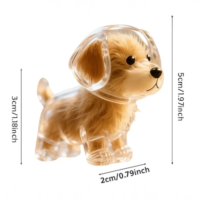 Talking Dog Club Standing Dog Hair Keepsake Capsule Key Chain - Image 5