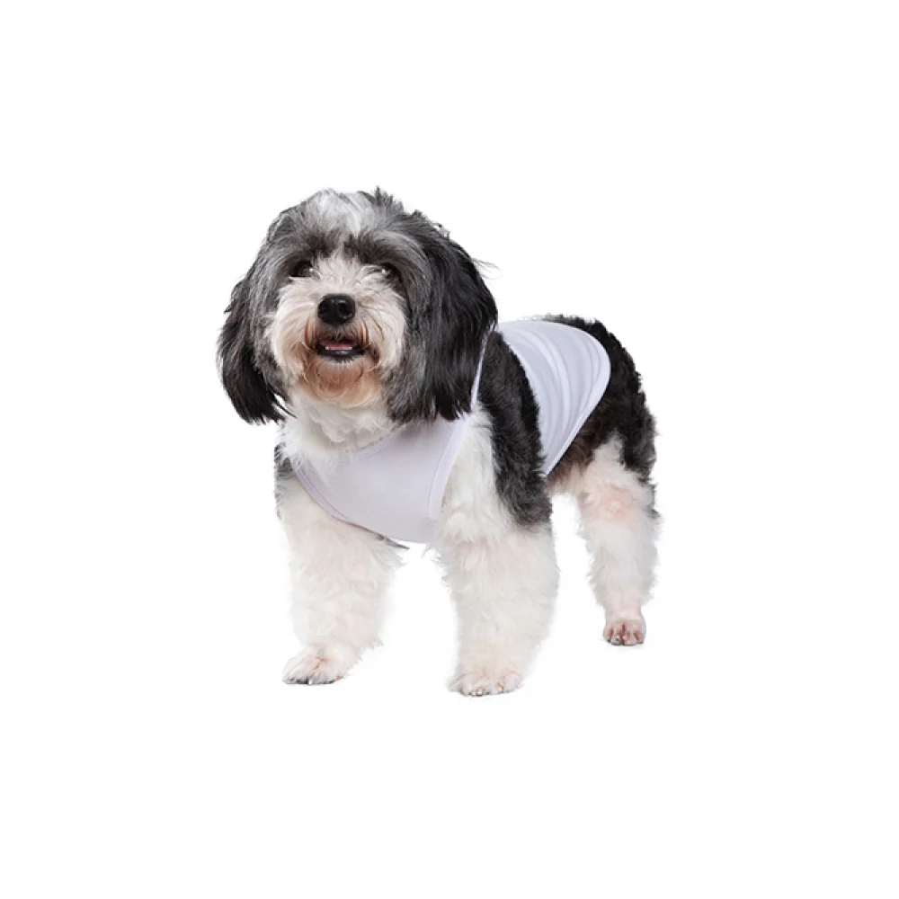 Talking Dog Club Tanky's Tank Tops for Dogs and Cats (White) - Image 3