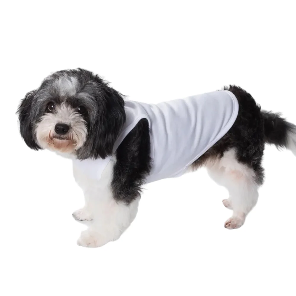 Talking Dog Club Tanky's Tank Tops for Dogs and Cats (White) - Image 4