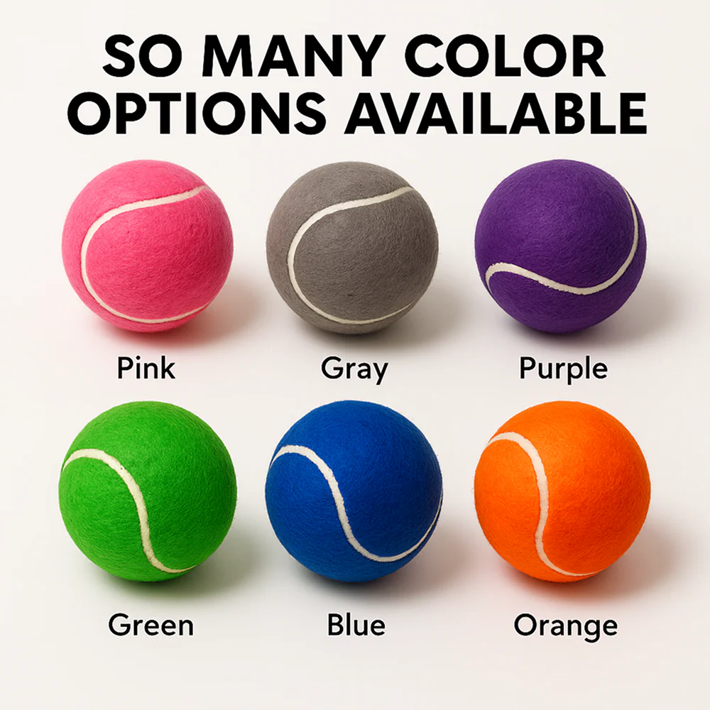 Talking Dog Club Tennis Ball Toy for Dogs (Grey) - Image 8
