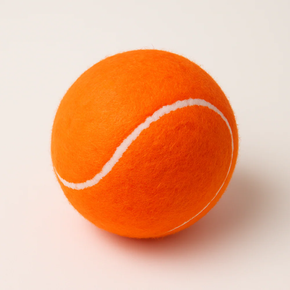 Talking Dog Club Tennis Ball Toy for Dogs (Orange) - Image 3