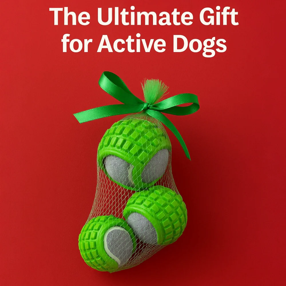 Talking Dog Club TRP Bounce Ball with Tennis Ball Toy for Dogs (Green) - Image 7