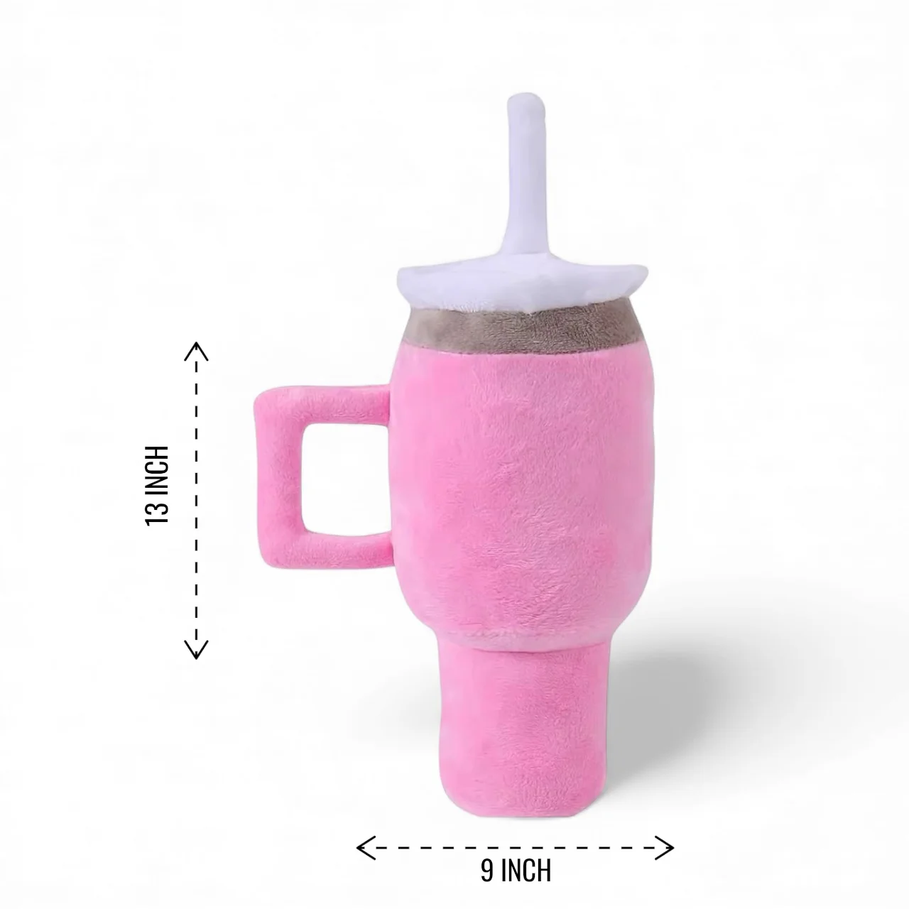 Talking Dog Club Tumbler Plush Toy For Dogs (Pink) - Image 2
