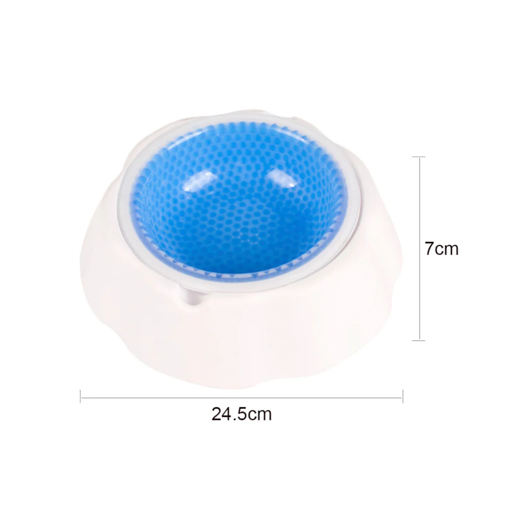 Talking Dog Club Water Fountain Bowl for Dogs (White/Blue) - Image 2