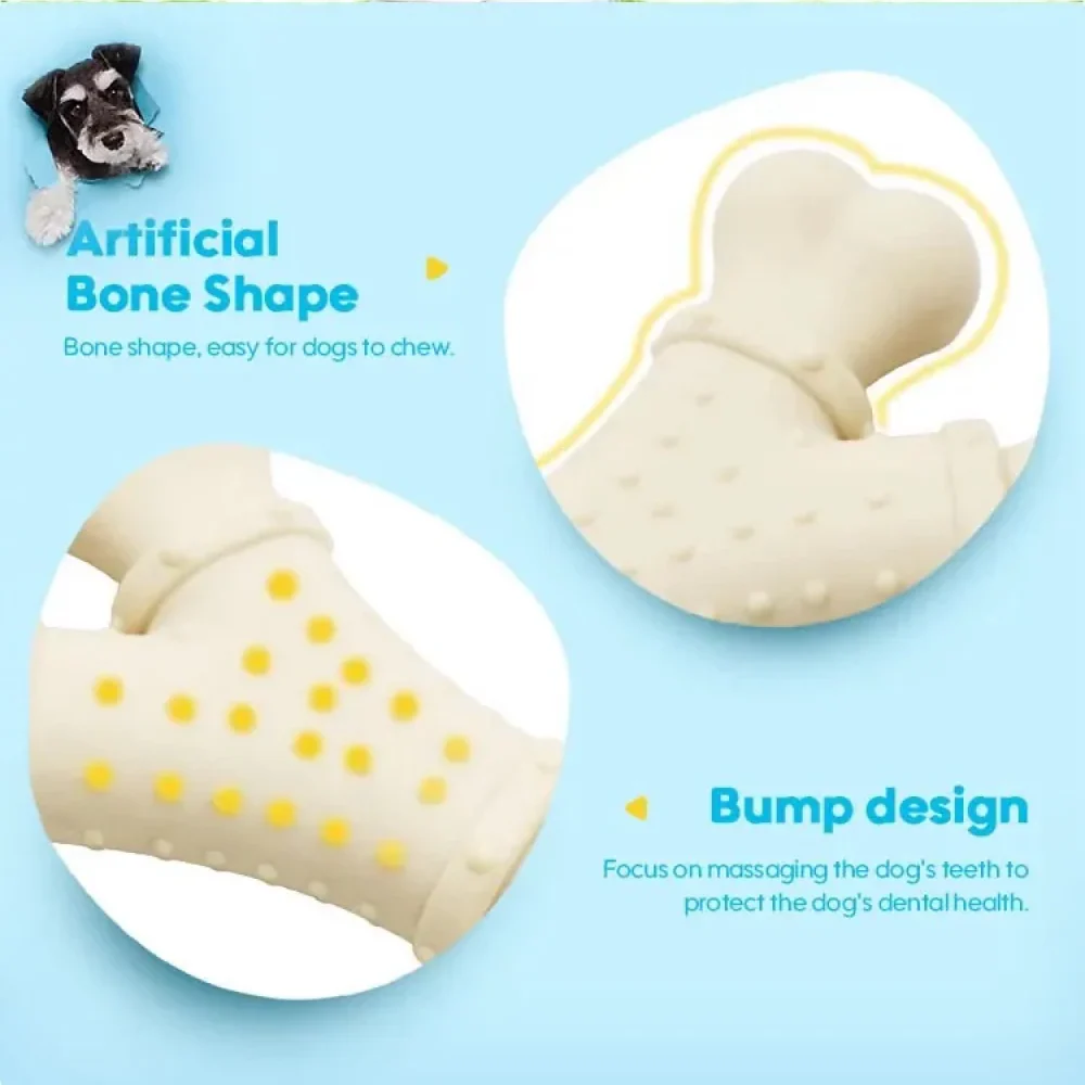 Talking Dog Club Y Shape Nylon Bone Heavy Chew Toy for Dogs (Brown) - Image 5
