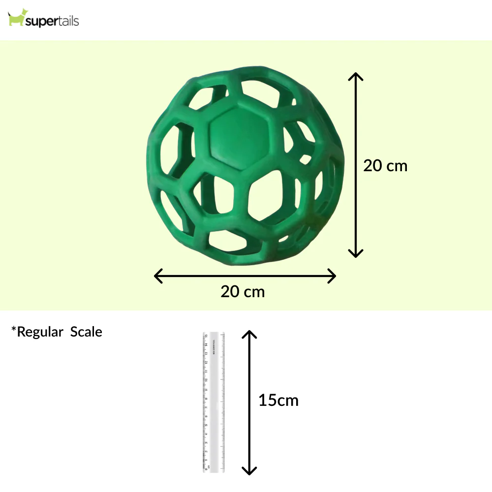 Talking Dog Club Pop Hollow Elastic Interactive Busy Ball Toy for Dogs (Green) - Image 2