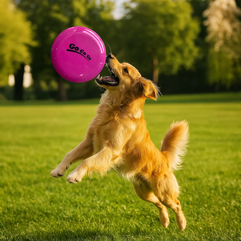 Talking Dog Club Pop Light weight Frisbee Toy for Dogs (Pink) - Image 3