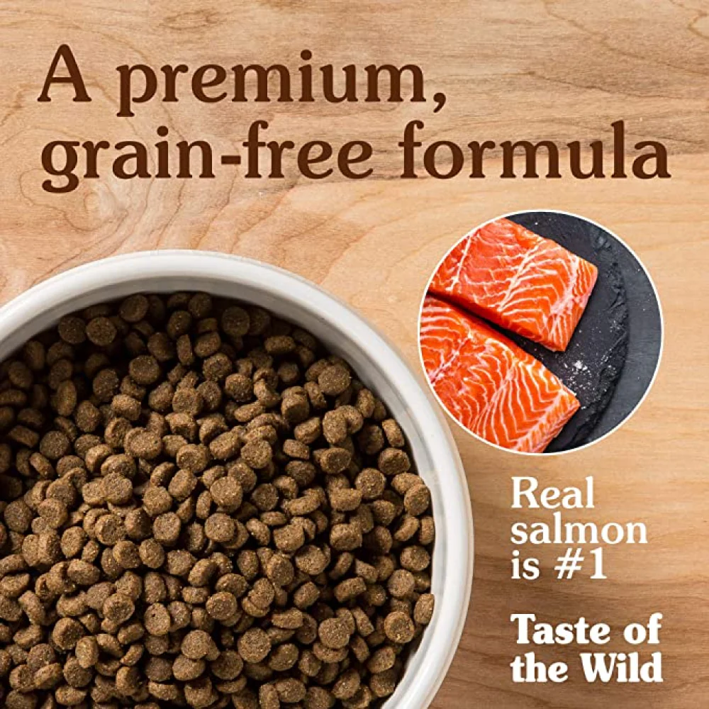 Taste of the Wild Pacific Stream Smoked Salmon Puppy Dog Dry Food | Grain Free Formula - Image 3