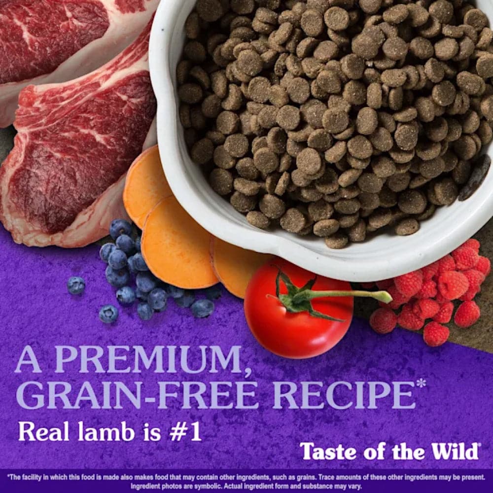 Taste of the Wild Sierra Mountain Canine Recipe with Roasted Lamb Dog Dry Food | Grain Free Formula - Image 4