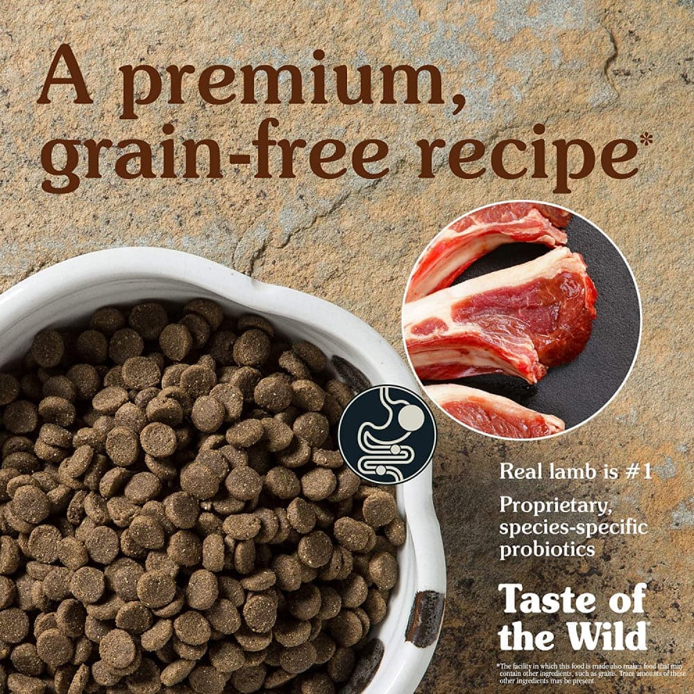 Taste of the Wild Sierra Mountain Canine Recipe with Roasted Lamb Dog Dry Food | Grain Free Formula - Image 2