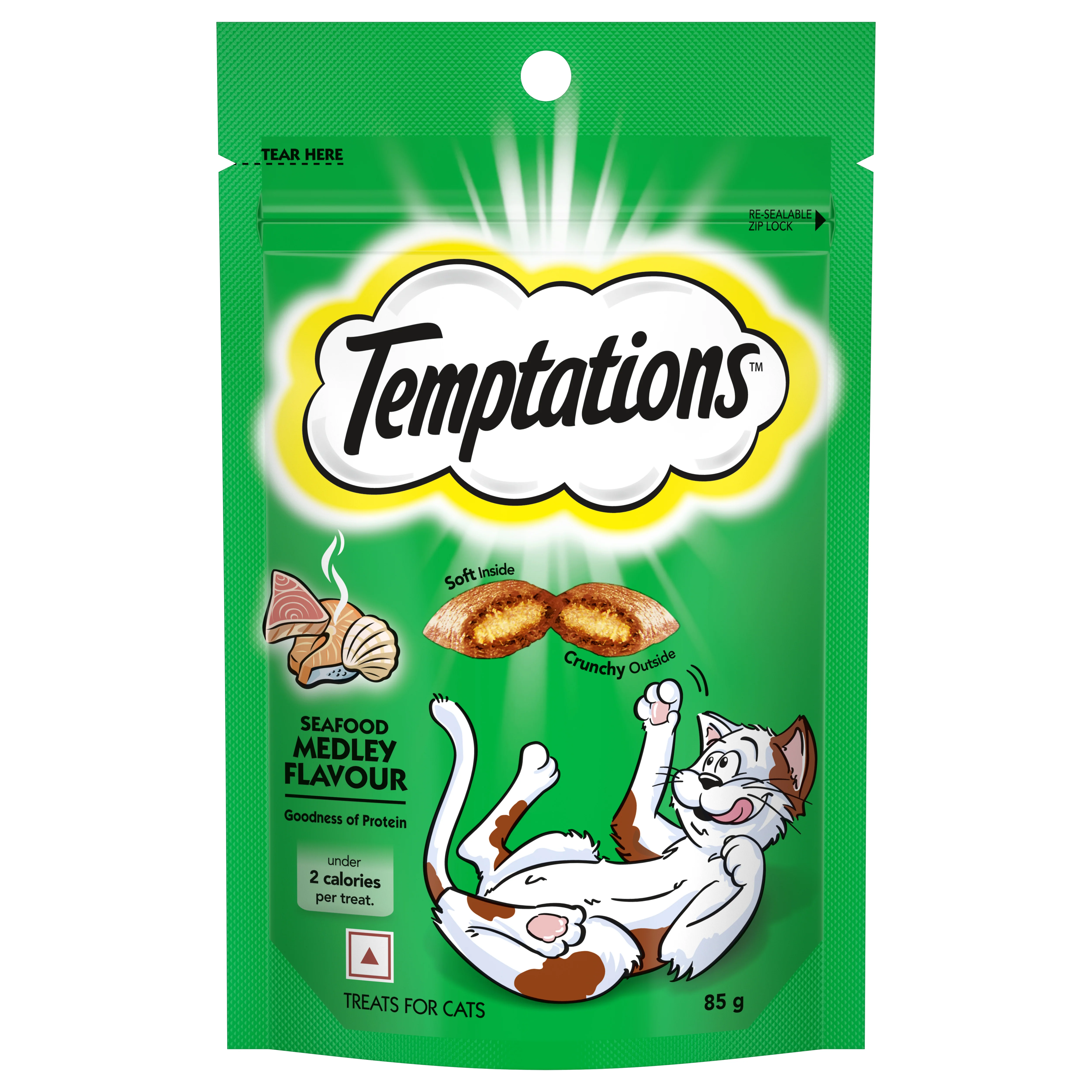Temptations Seafood Medley Flavour Cat Treats - Image 14