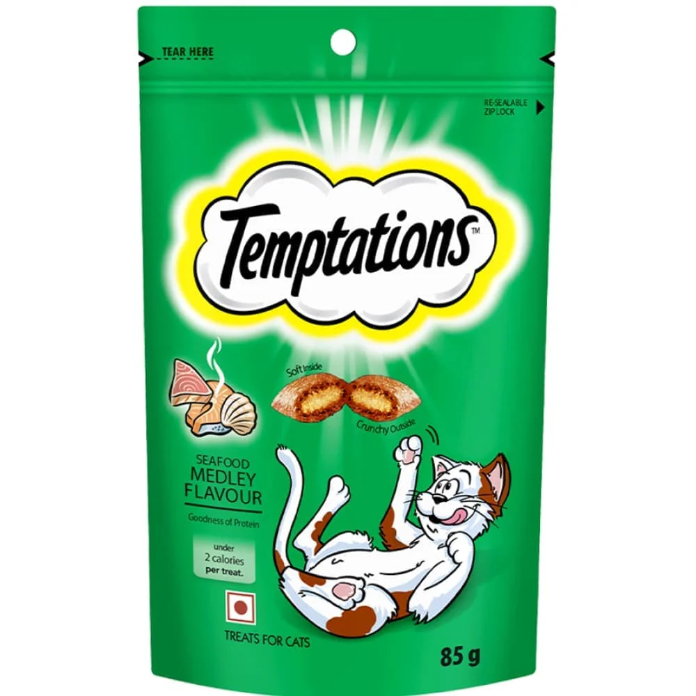 Temptations Seafood Medley Cat Treats