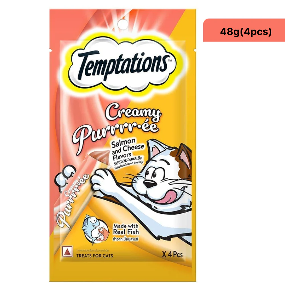 Temptations Purrrr ee Chicken & Tuna, Salmon & Cheese, Maguro & Scallop Cat Treats Combo - Image 9