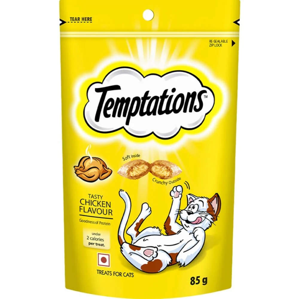 Temptations Seafood Medley, Tasty Chicken and Tempting Tuna Flavour Cat Treats Combo - Image 14