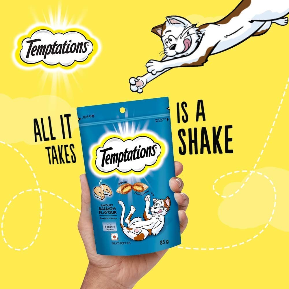 Temptations Tempting Tuna and Savoury Salmon Flavor Cat Treats Combo - Image 16