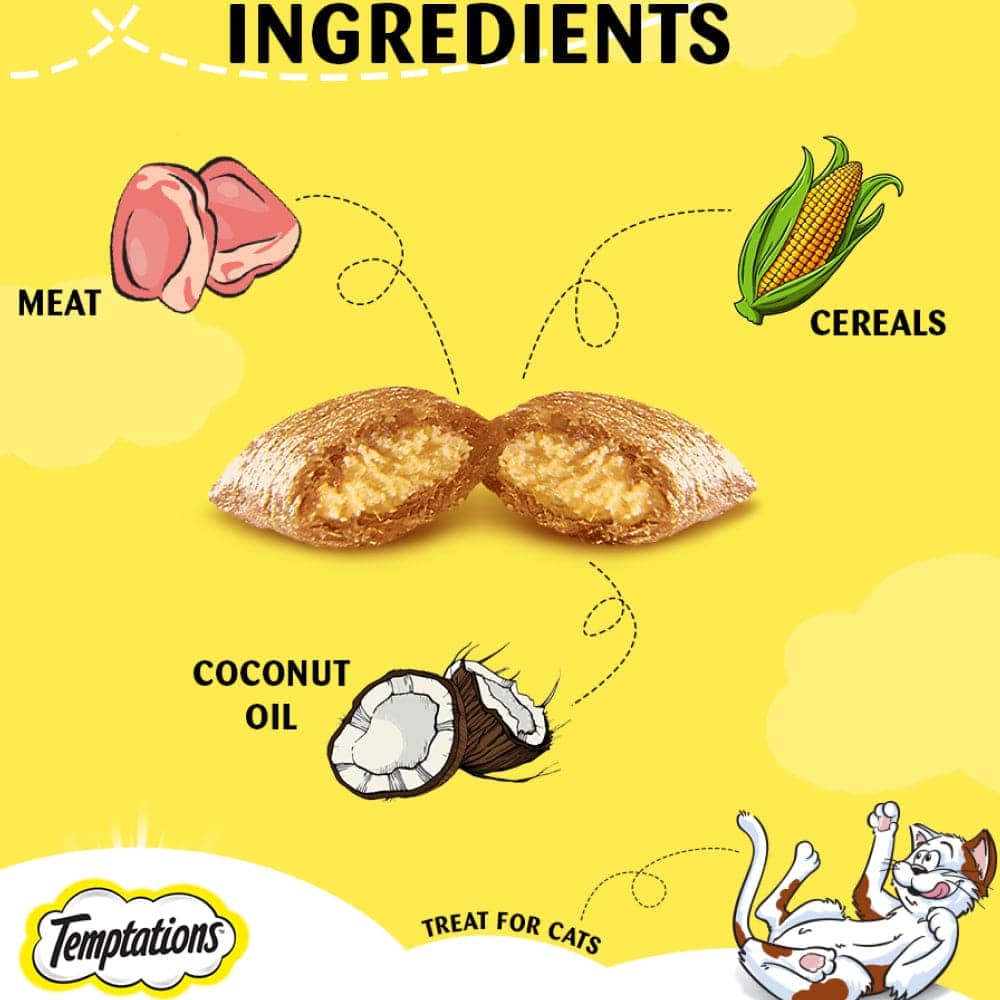 Temptations Tempting Tuna and Tasty Chicken Flavour Cat Treats Combo - Image 9